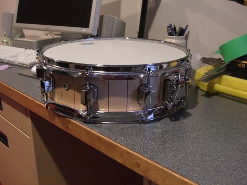Greg’s first attempt at drum building