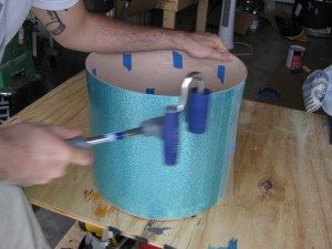 j-roller wrap on keller shell